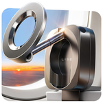 LISEN Magsafe Travel Essentials Airplane Phone Holder Mount (Black)