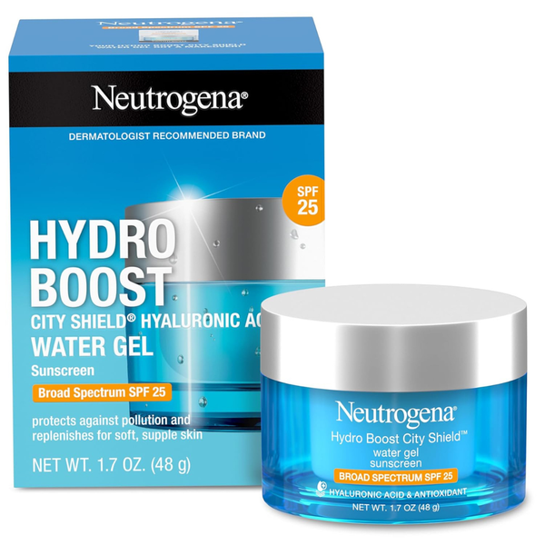 1.7-Oz Neutrogena Hydro Boost City Shield Water Gel Face Moisturizer W/ SPF 25