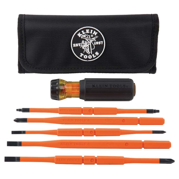 Klein Tools 8-in-1 Insulated Interchangeable Screwdriver Set (32288)