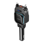 LISEN 4-in-1 Up To 96W Car Charger W/ Retractable USB-C + L Cable