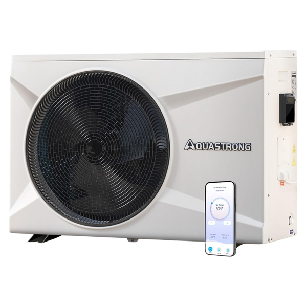 Aquastrong 16000 Gallons Inverter Swimming Pool Heat Pump