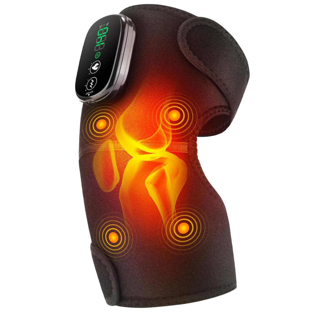 Cordless Heated Knee Massager For Pain Relief
