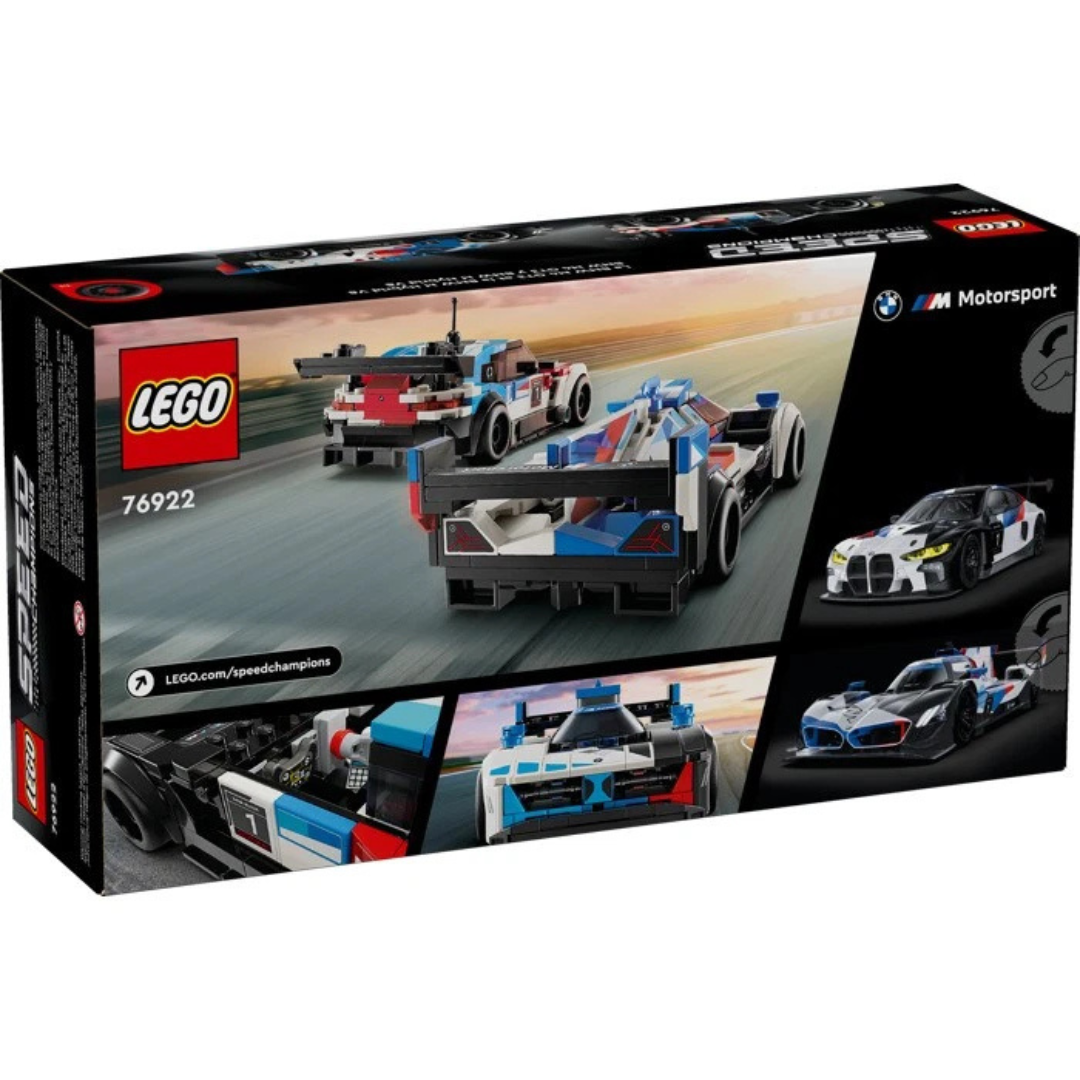 676-Pieces LEGO BMW M4 GT3 & BMW M Hybrid V8 Race Car