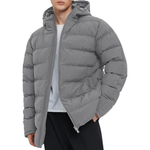 Men's Insulated Winter Waterproof Hooded Puffer Jacket