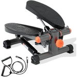 Mini Stair Stepper with Resistance Bands, Home Exercise Equipment