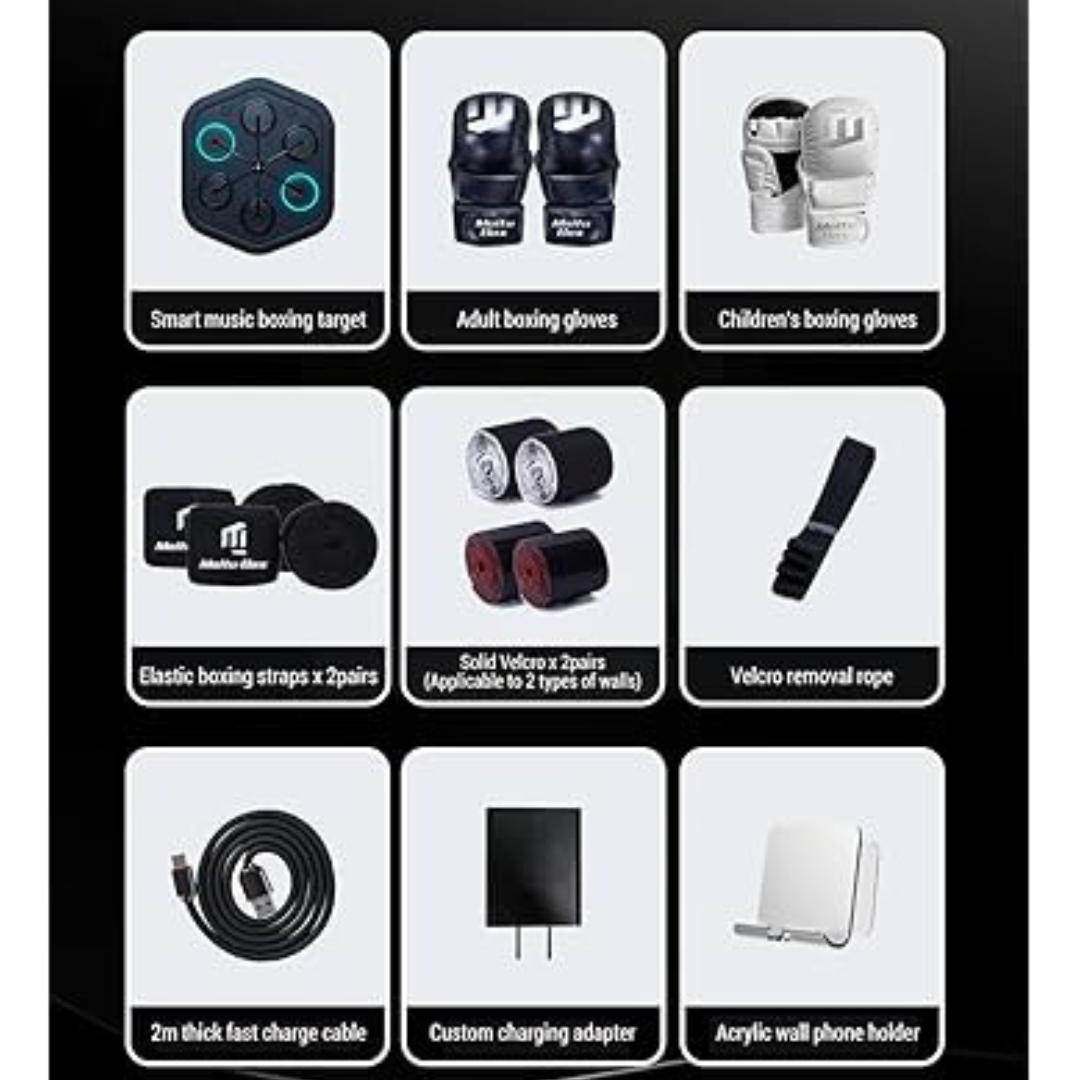 Upgraded Professional 160 Synced LED Lights Music Boxing Machine