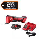 Milwaukee M18 Lithium-Ion Cordless Multi Tool Kit w/Battery & Charger