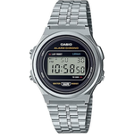 Casio 39mm Unisex Vintage Stainless Steel Bracelet Watch