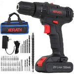 46-Piece 20V Cordless Powerful Motor Drill Driver Kit