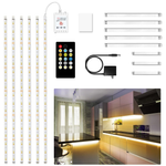 6-Pieces 9.8Ft LED Strip 2700K-6500K Cabinet Lights