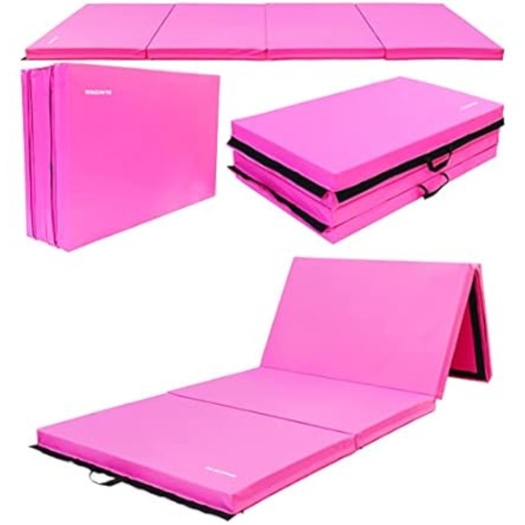 Signature Fitness 4'x10'x3" Extra Thick High Density Folding Exercise Aerobics Mat