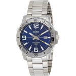 Casio Men's Diver Style Stainless Steel Watch (Blue Dial)