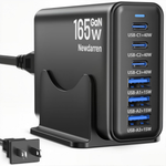 165W Gan 6-Port USB-C Fast Charging Hub Adapter (4 Colors)