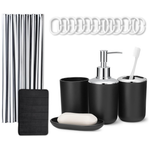 Amazon Basics 18-Piece Bathroom Accessories Set