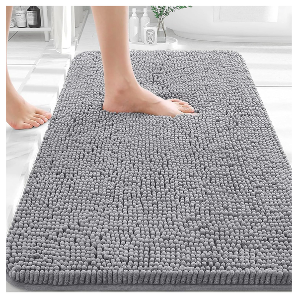 30" X 20" Extra Soft Absorbent Chenille Bath Rugs