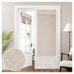 26"W X 68"L Linen Blackout French Door Curtains