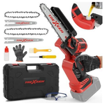 2-in-1 Cordless 8" & 6" Dual-Length Electric Chainsaw For MWK M18 Battery