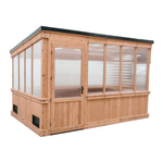Backyard Discovery Zalie 11.2 L X 7.2 W X 7.9 H Brown Greenhouse Kit