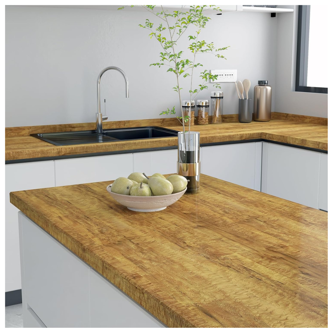 15.8" X 197" Waterproof Vinyl Peel-and-Stick Contact Paper