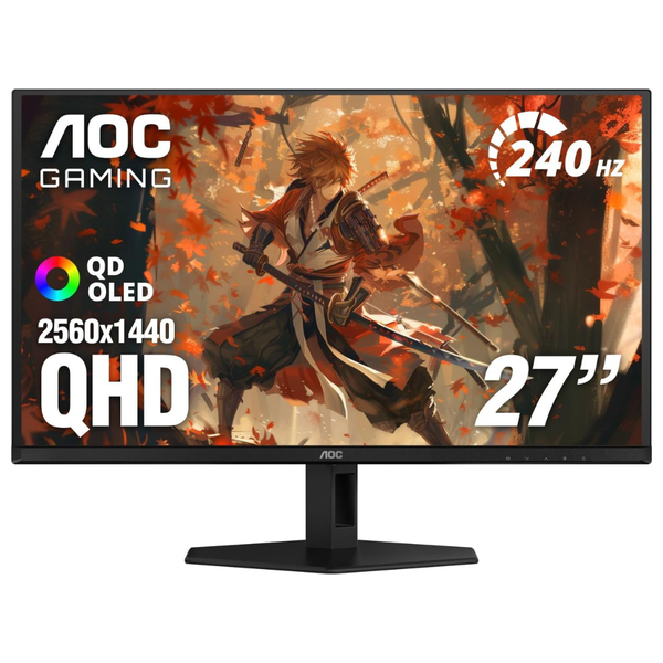 27" AOC WQHD 240Hz 0.03ms QD-OLED Freesync Monitor