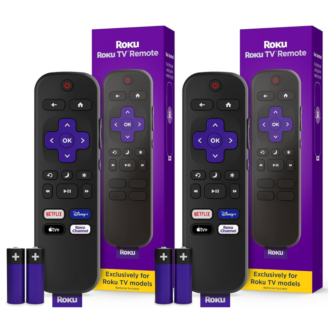 2-Pack Roku TV Replacement Remote Control