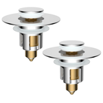 2-Pack IFealClear Metal Universal Bathroom Sink Stopper