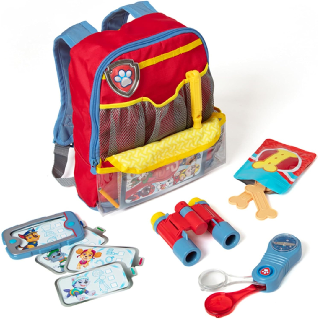 15-Piece Melissa & Doug PAW Patrol Backpack Toy Set W/ Whistle
