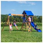 Backyard Discovery Aurora Wooden Cedar Swing Set