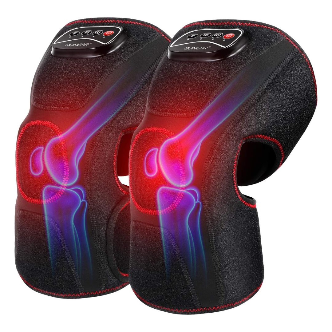 Heated Knee Massager W/ Air Compression, 3 Modes & Levels