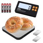 YFL Wireless Kitchen Scale With Detachable Remote Display (33lb)