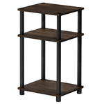 Furinno 3-Tier JUST Side Table With Open Shelves