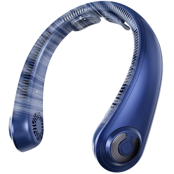 Rechargeable Lightweight Wearable Neck Fan With Support
