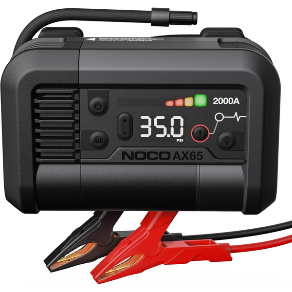 2000A Jump Starter With Air Compressor Tire Inflator