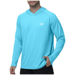 Men's Long Sleeve UPF 50+ Sun Protection Hoodie (Various)
