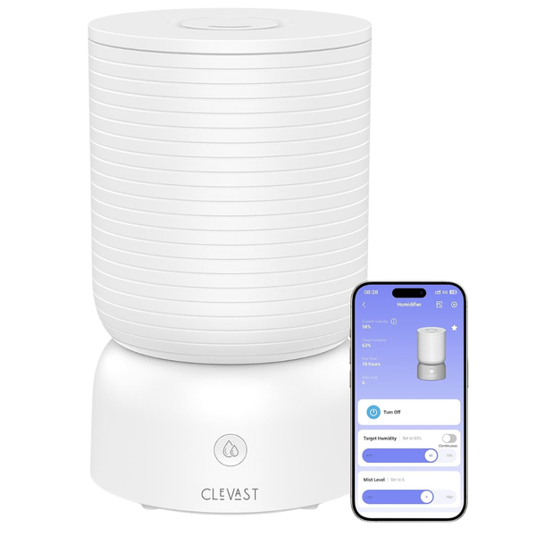 Clevast Smart 1 Gal Cool Mist Top Fill Humidifier