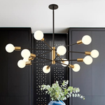 Ruiyey 12-Light Ceiling Light Fixture Sputnik Chandeliers