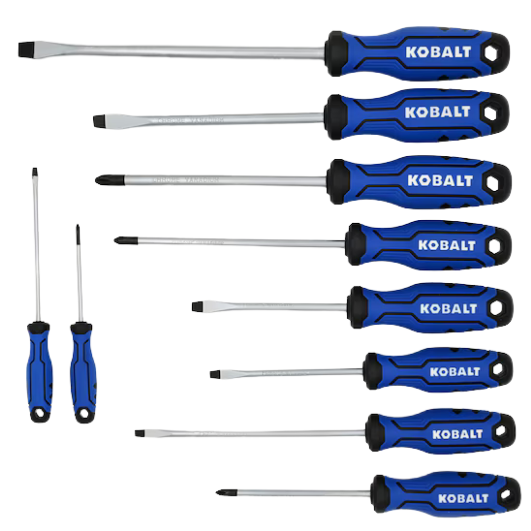 10-Piece Kobalt 6" Magnetic Screwdriver Set