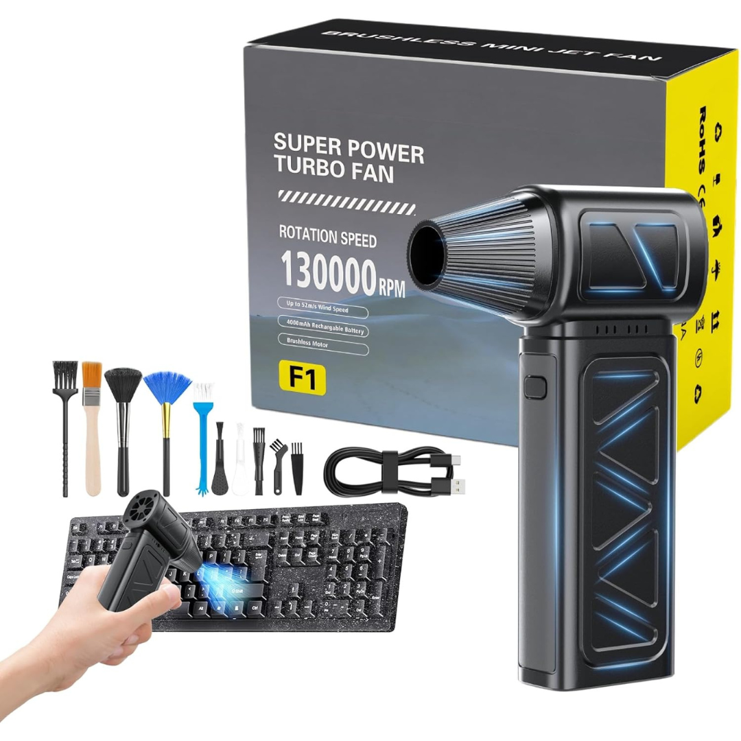 5 Gear Adjustable Cordless Keyboard Cleaner