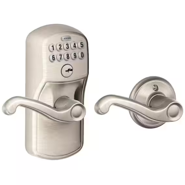 Schlage Plymouth Keypad Lock with Lever Handle