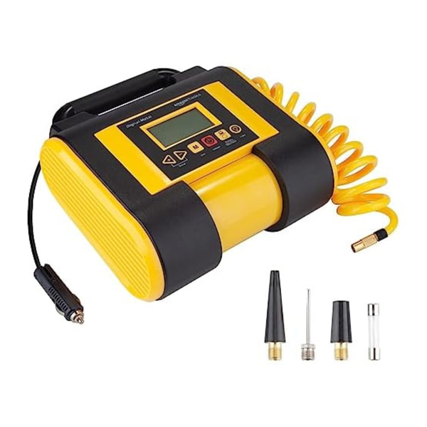 Amazon Basics 12V DC 150-PSI Tire Inflator W/ Digital Pressure Gauge