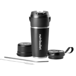 8-Piece Nutribullet Flip Portable Cordless Blender With 20-Oz Insulated Cup