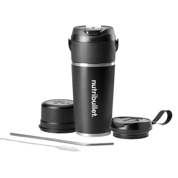8-Piece Nutribullet Flip Portable Cordless Blender With 20-Oz Insulated Cup