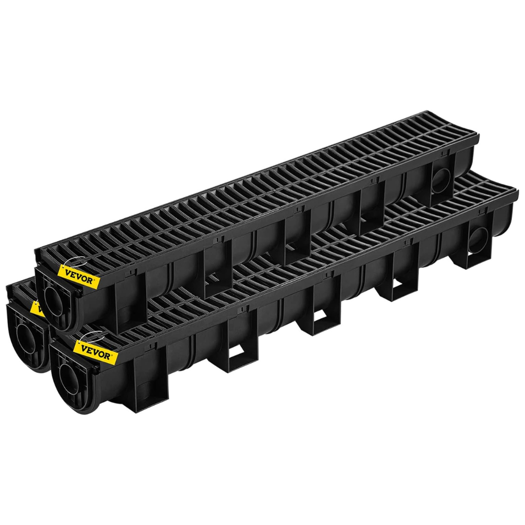 3-Pack Vevor Trench Drain System