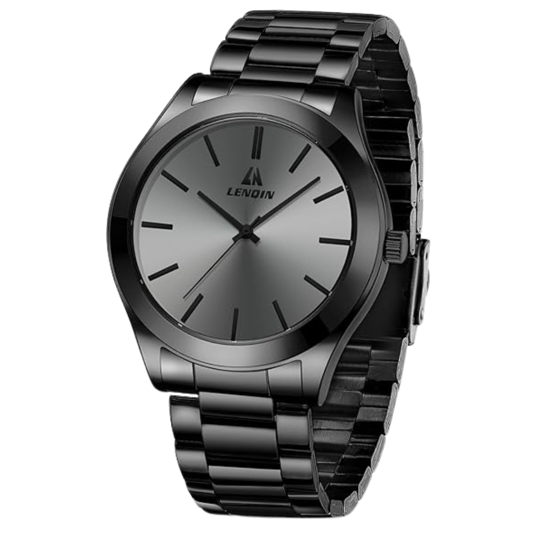 Men's Waterproof Stainless Steel Analog Quartz Watch (Various)