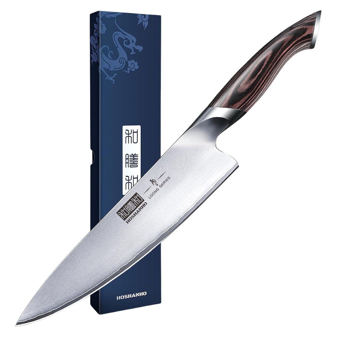 8" High Carbon Steel Non Slip Ultra Sharp Kitchen Knife