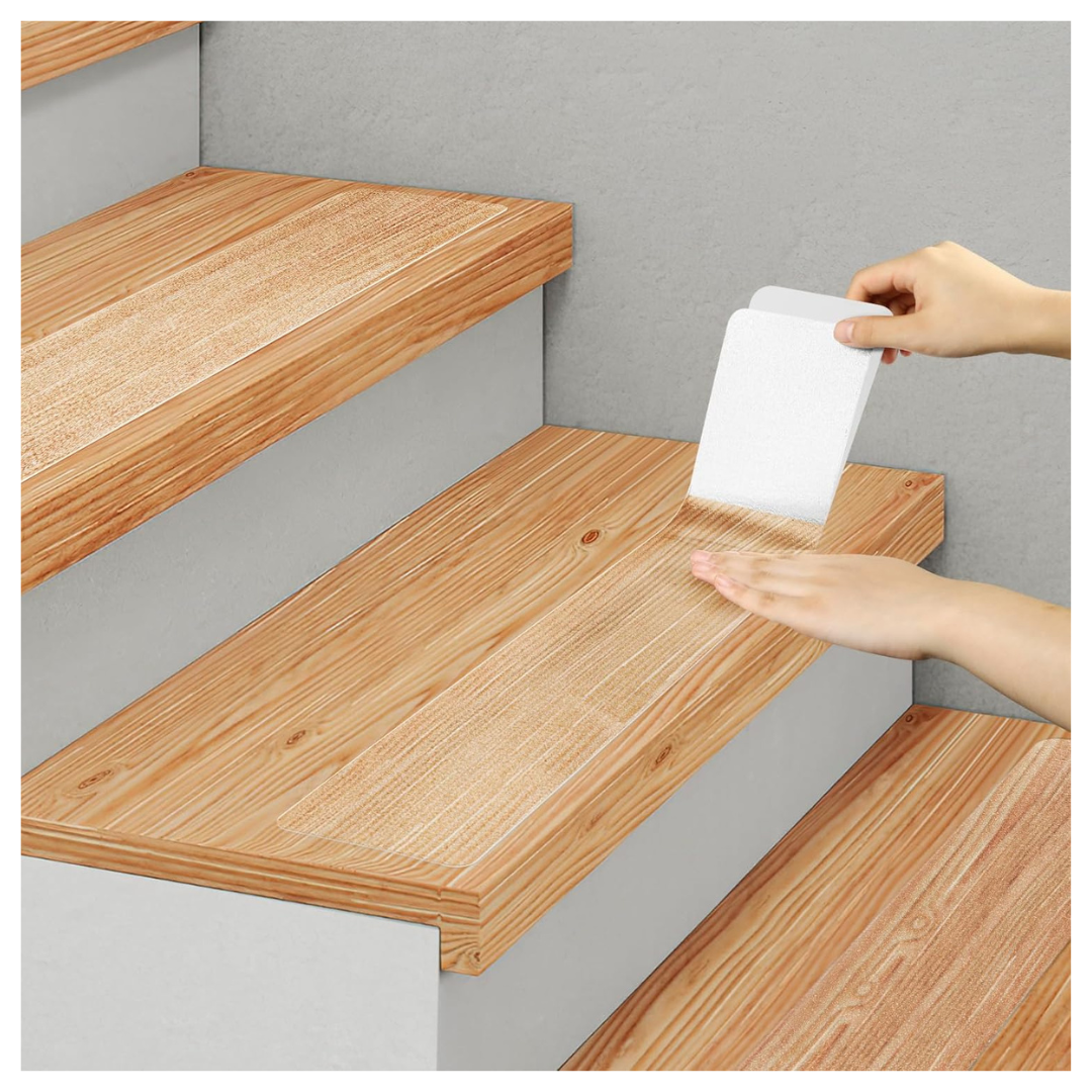 5-Pack 4" X 24" Pre-Cut Anti-Slip Stairs Strips