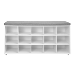 Loon Peak Jurina 15 Pair Shoe Storage Bench