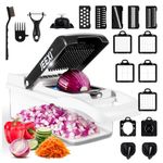 12-in-1 Vegetable Slicer With Stainless Steel Blades