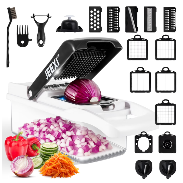 12-in-1 Vegetable Slicer With Stainless Steel Blades