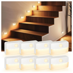 8-Pack Portable Motion Sensor Stair Lights
